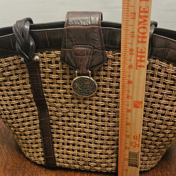 Brighton Woven Tote Shoulder Bag - Picture 6 of 9